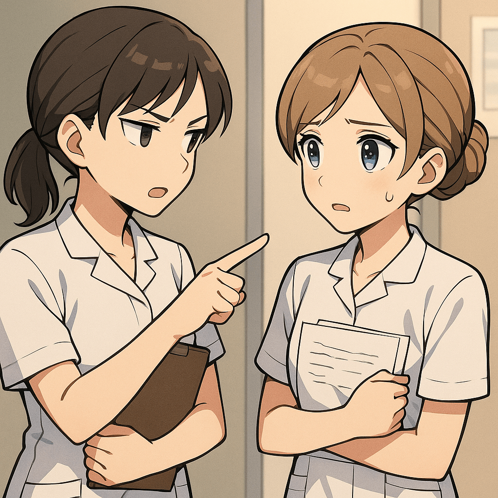 「入院対応、なぜ私？」